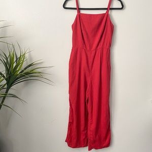 Old Navy Red Jumpsuit